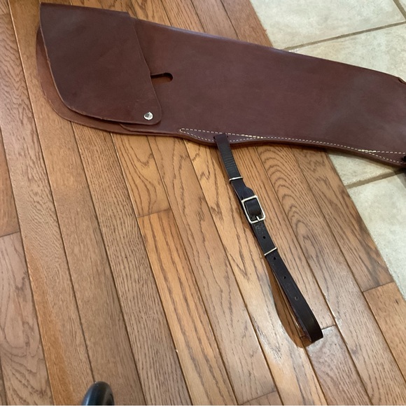 Leather scabbard, custom made, brown in color, protection and luxury, NWT - Picture 2 of 8